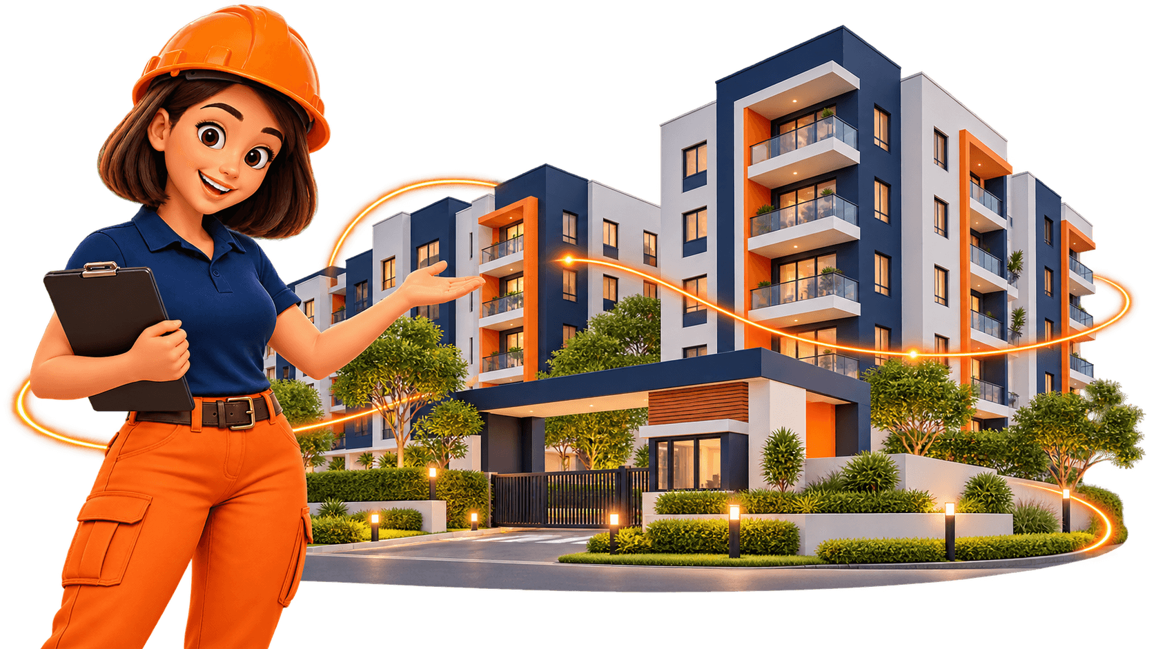Condomínio residencial com infraestrutura de fibra óptica