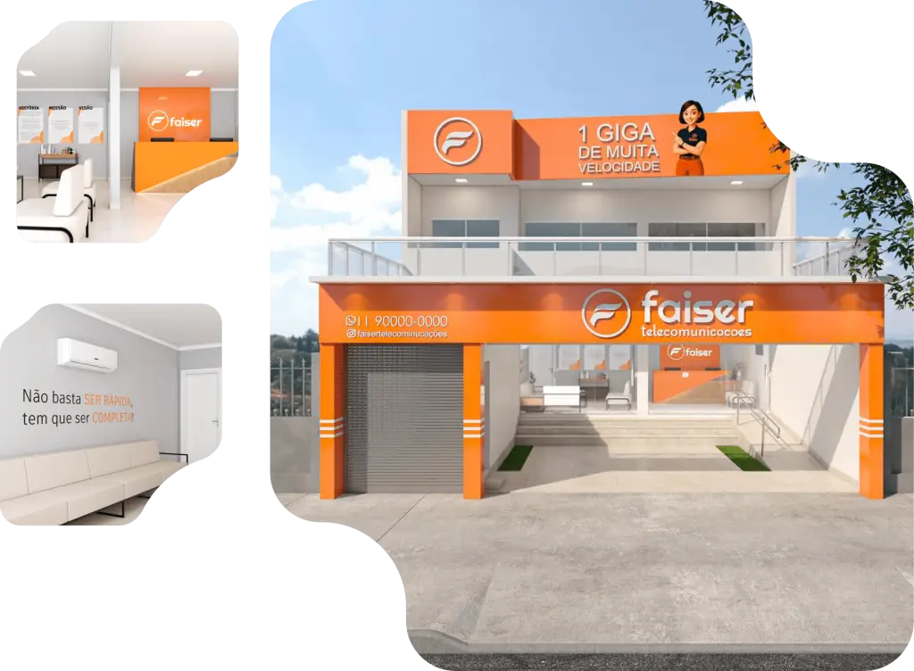 Estrutura e instalações da Faiser Telecomunicações